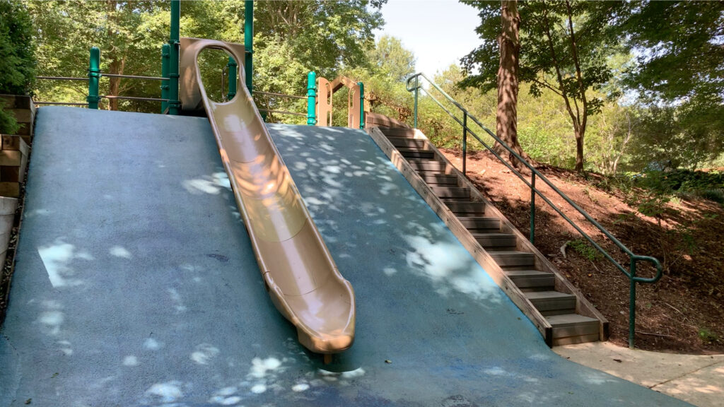 Kids love the playground at North Cary Park, Cary NC