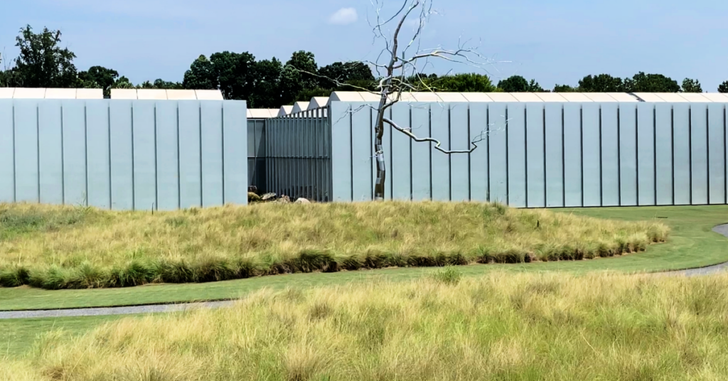 The Art Museum in West Raleigh is more than just the buildings, there is an entire museum complex with walking trails, outdoor exhibits, and an event amphitheater.