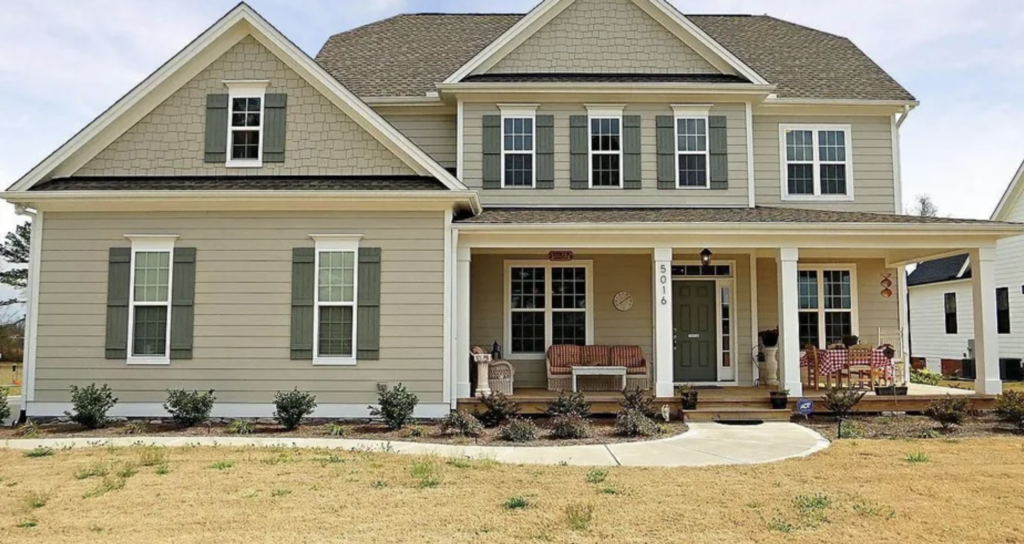 This home in Fuquay has more square feet and a larger yard, but is the same price as the Cary home.  Why?