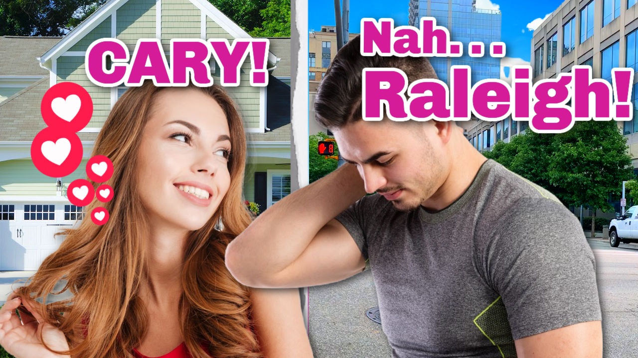 Raleigh vs Cary NC