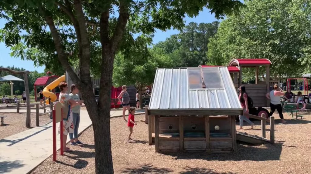 pros and cons of Raleigh: Pro is a picture of a fun kids park in Raleigh