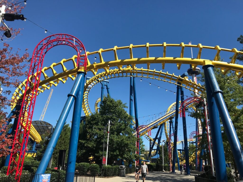 Carowinds amusement park in Charlotte