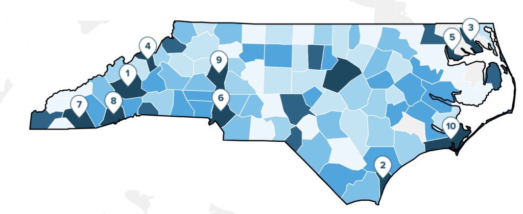 Medical Care is an important consideration when choosing a place to retire in North Carolina.