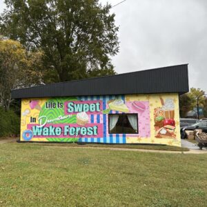 Stop for some ice cream in Wake Forest.