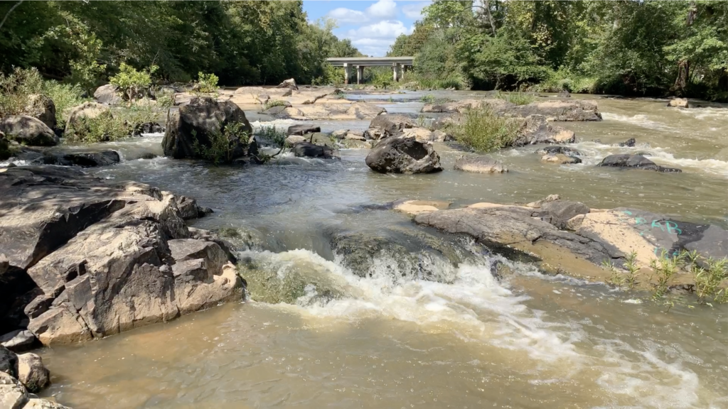 The Haw River in Pittsboro provides outdoor recreation like hiking and canoeing.