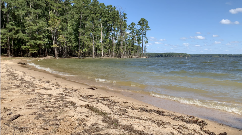 Jordan Lake provides watersport activities as well as picnic and camping areas.