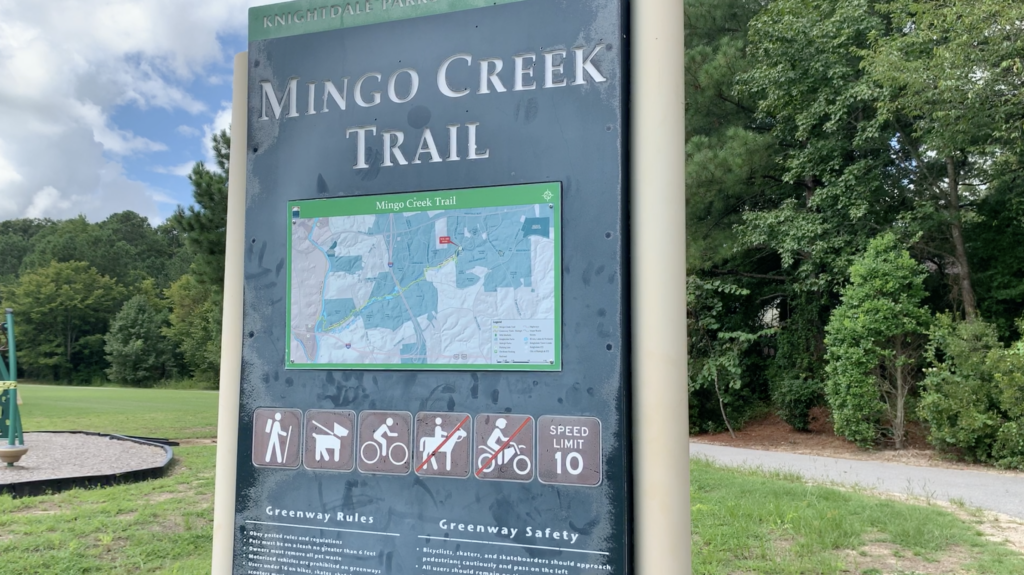 Mingo Creek Trail in Knightdale, NC