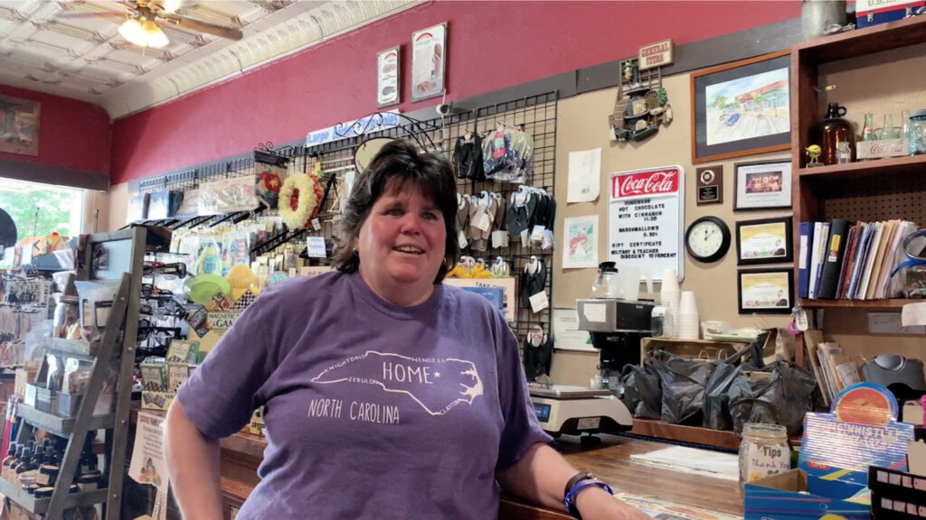 Stop into the Wendell General store and talk to the owner about living in Wendell.