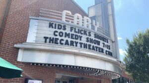 The old theater in Cary has been revitalized and put back into service.