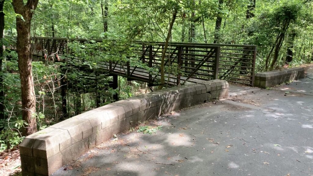 The greenway in North Cary Park.