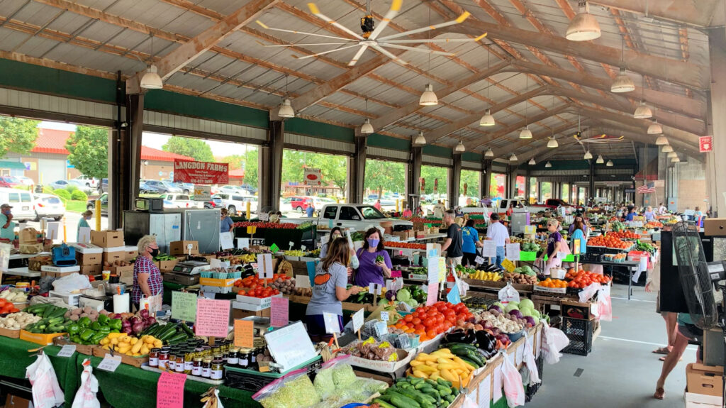 Moving to Raleigh, NC means access to the State Farmers market in Raleigh.