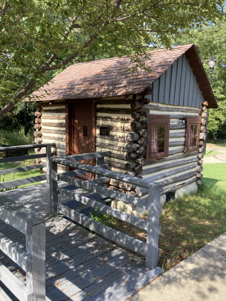 Ashworth Park in downtown Fuquay-Varina, NC has restored historic buildings.