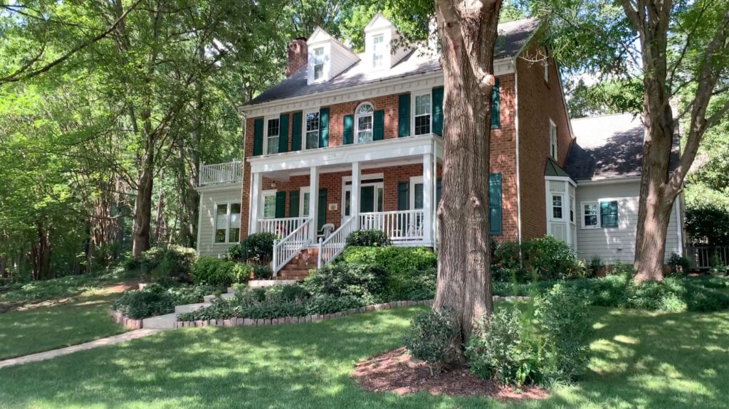 Brick home in Cary's Lochmere neighborhood.