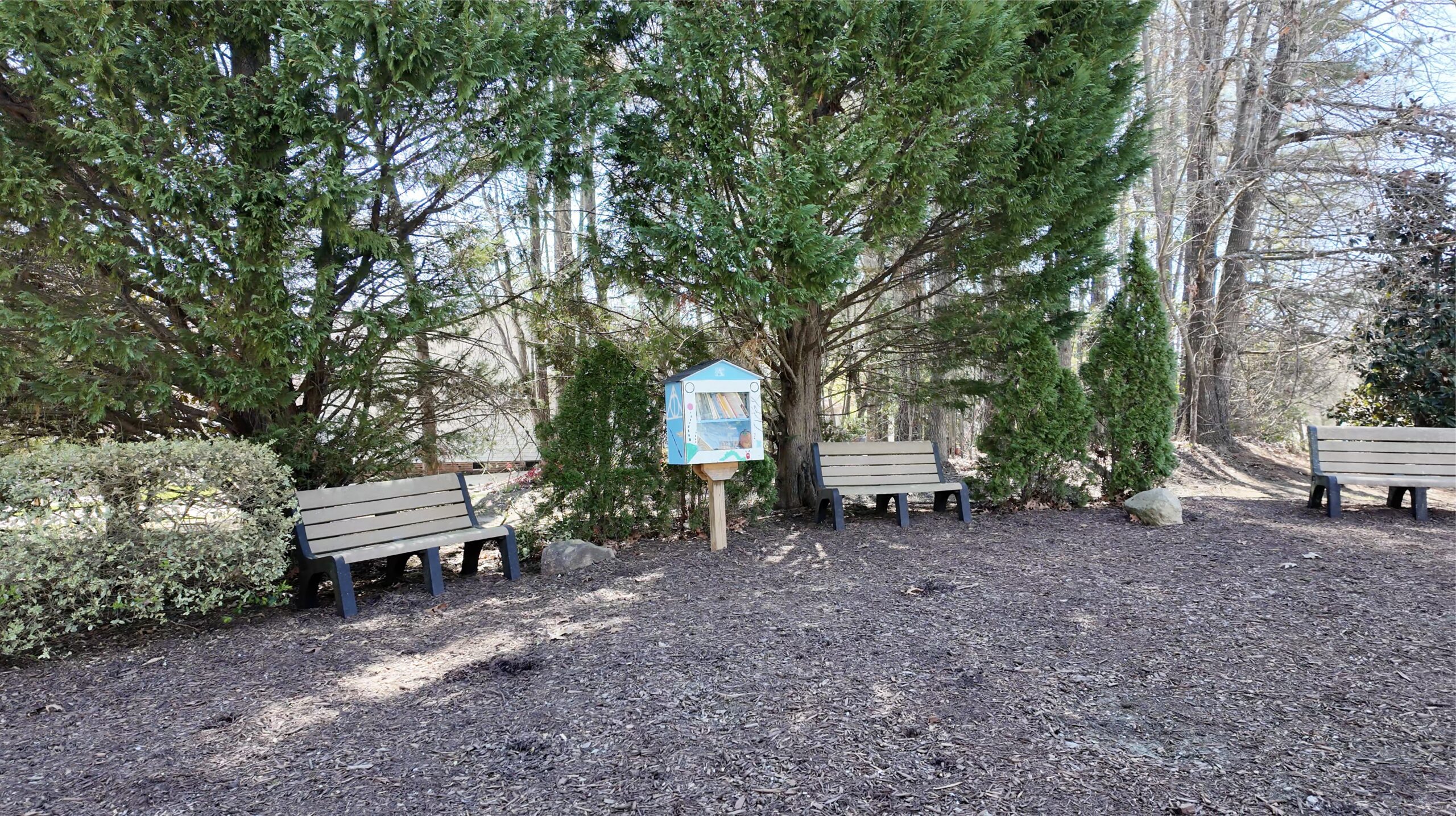 Neighborhood lending library in Arbor Creek