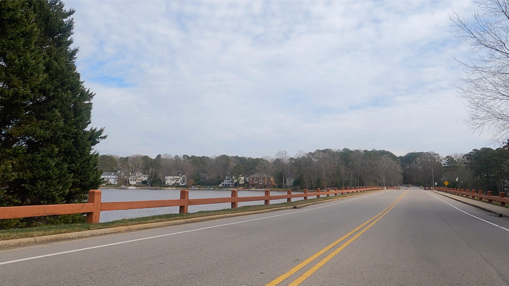 Lochmere subdivision in Cary NC centered around Lake Lochmere