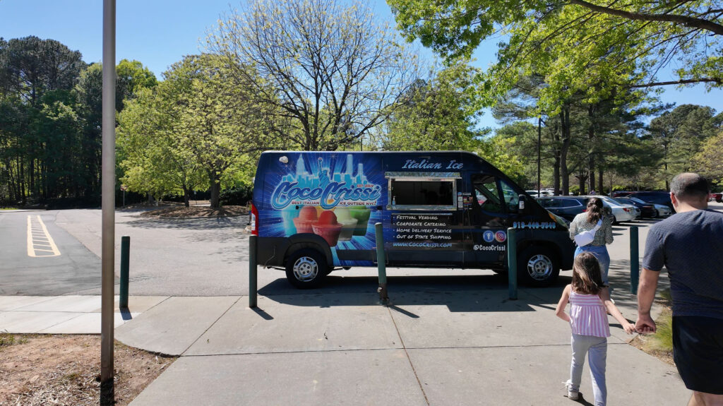 Food Truck at Laurel Hills Park Raleigh.