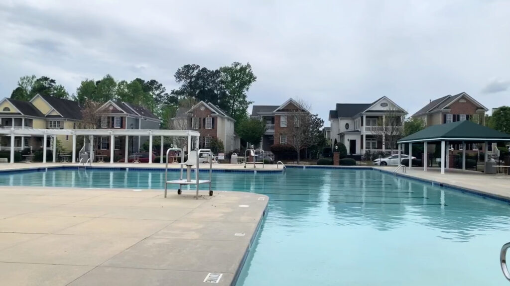 Pool at Carpenter Village in Cary NC
