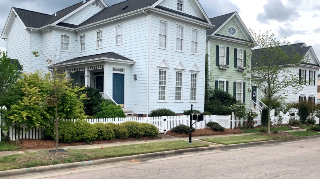 Community living in Carpenter Village in Cary, NC